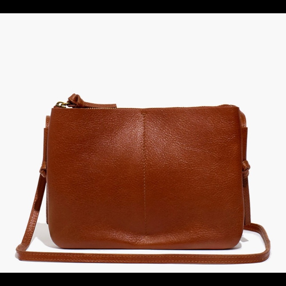 Madewell Brown Leather Crossbody Bag
